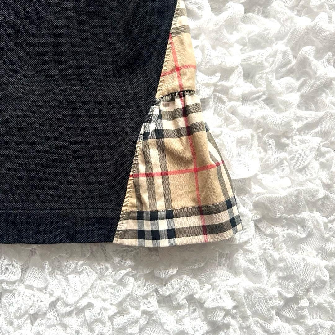 【美品】バーバリー　チュニック　ポロシャツ　ノバチェック 130㎝