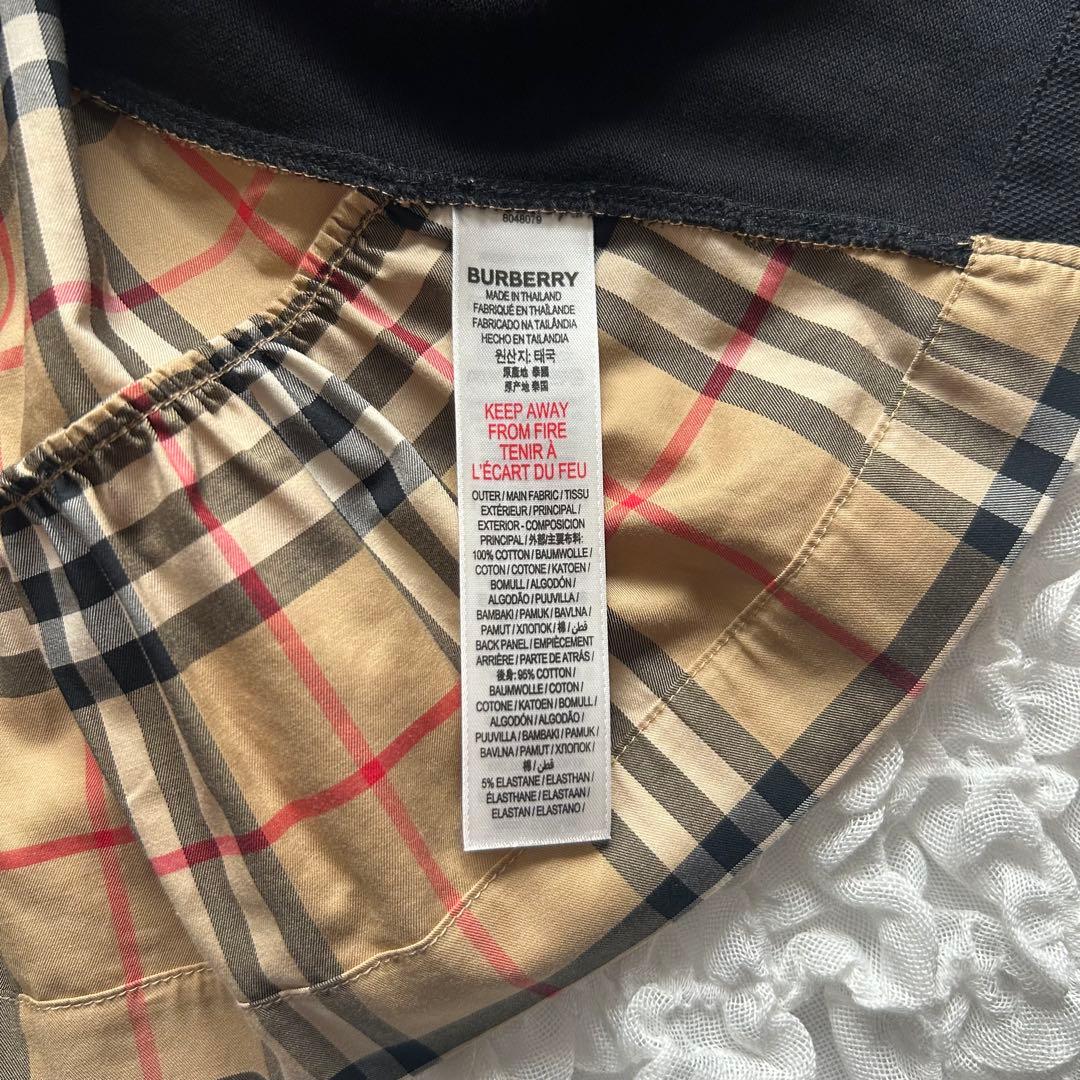 【美品】バーバリー　チュニック　ポロシャツ　ノバチェック 130㎝