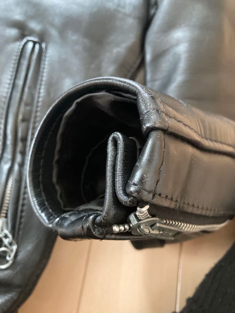 schottのシングルライダース　レザージャケット　サイズ:36