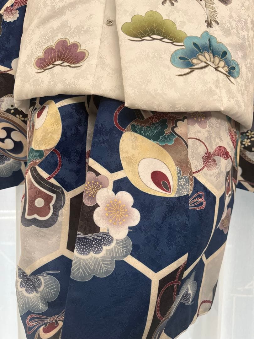 3歳　七五三　着物 男の子　美品　被布セット