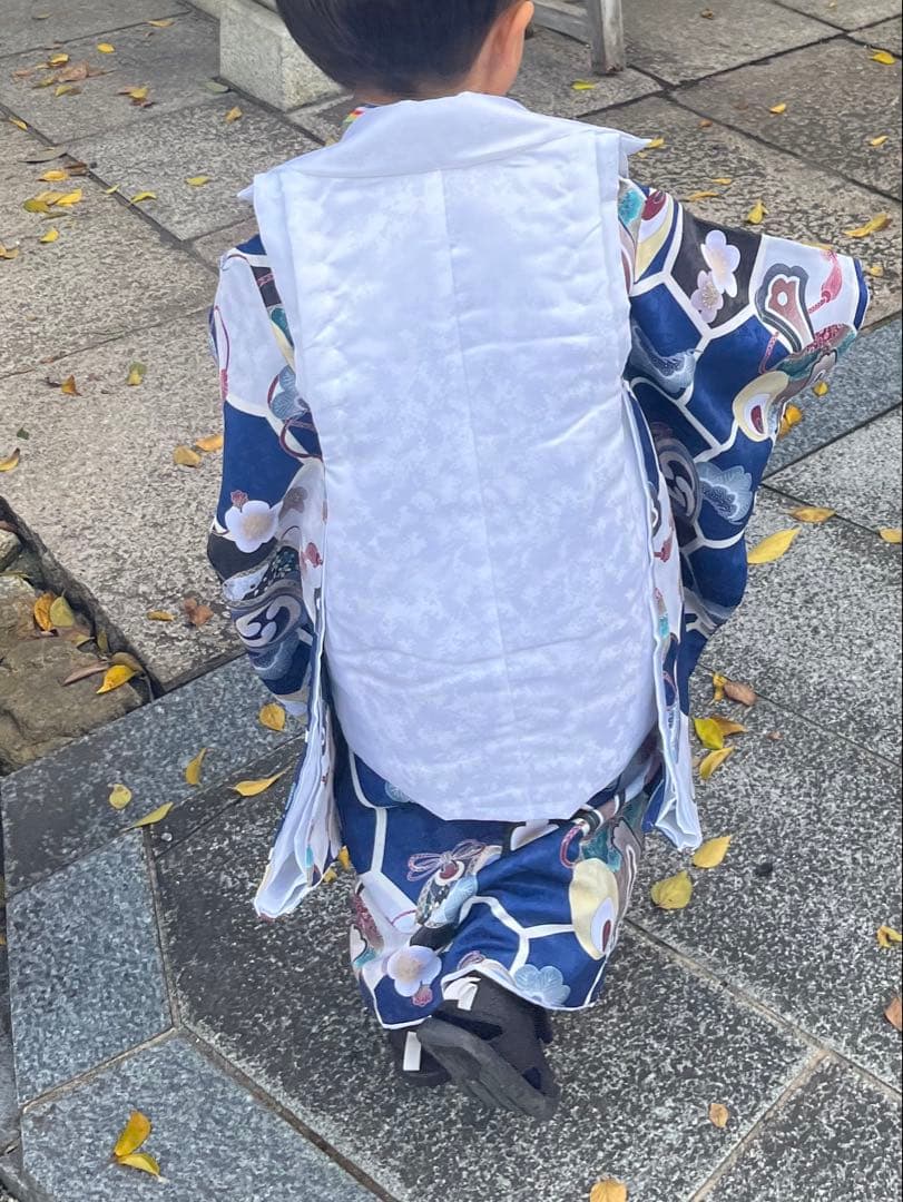 3歳　七五三　着物 男の子　美品　被布セット