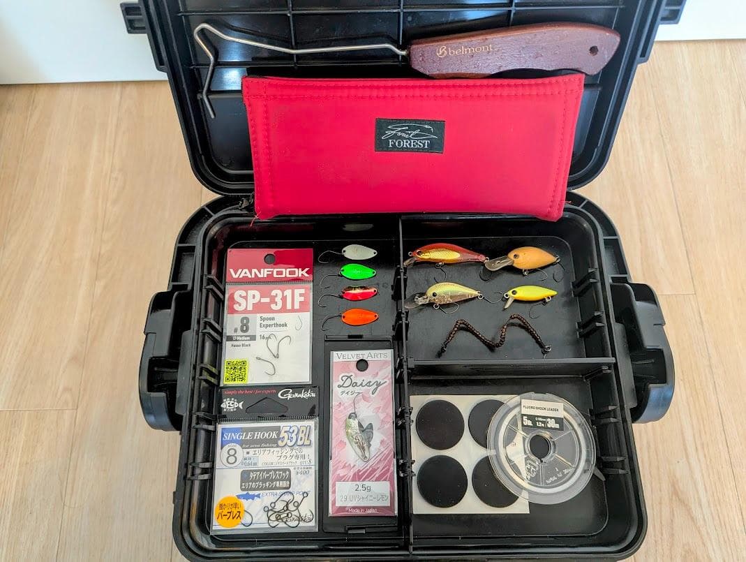 管釣りエリアトラウト ルアー メイホウボックス セット メイホウ VS-7055
