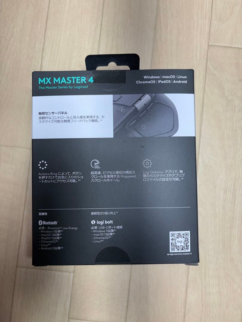 ロジクール MX MASTER 4 マウスMX2400GRda 未使用です