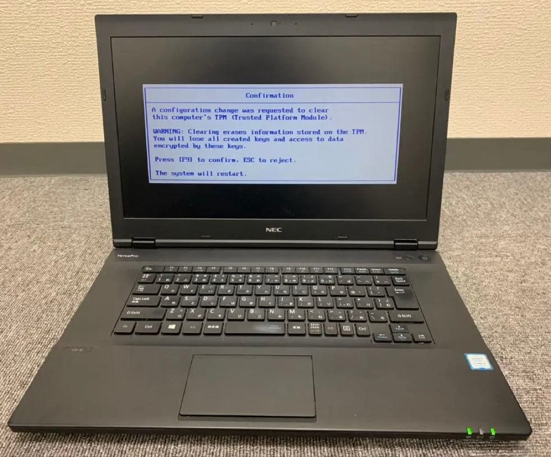 NECジャンクノートPC　SSD500GB　03　Core i5
