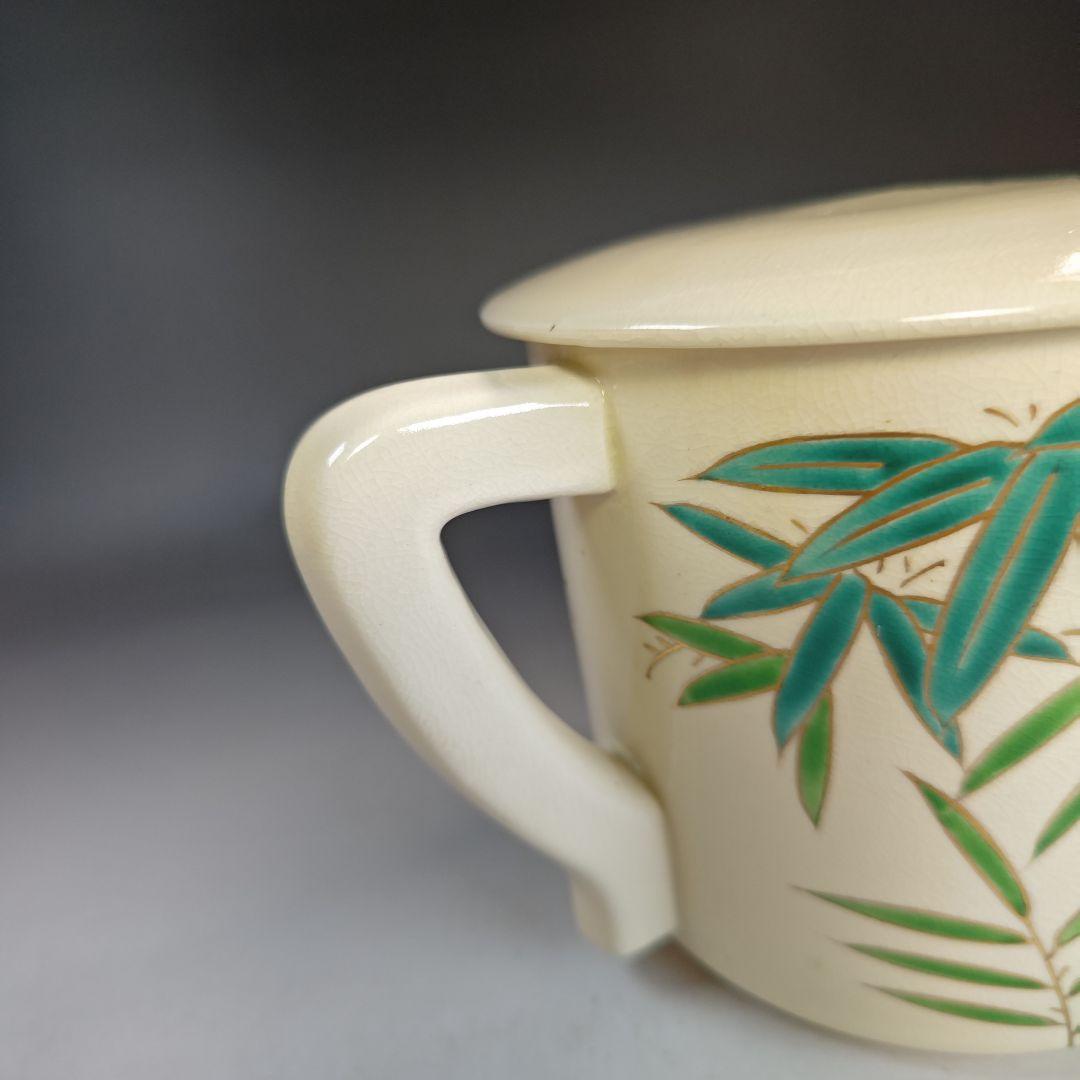 イ843 水次『宮本清香造』『青竹　水次　共箱』茶道具　水注　急須