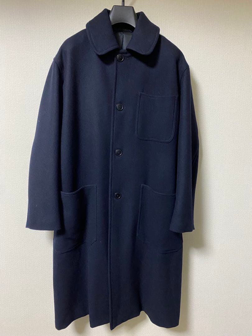 COMOLI ウールカシミヤ ミリタリーコート 23aw　サイズ1