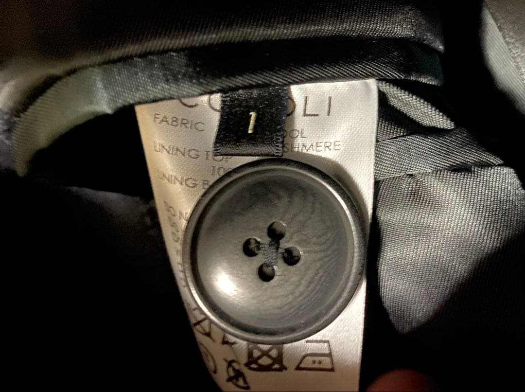 COMOLI ウールカシミヤ ミリタリーコート 23aw　サイズ1