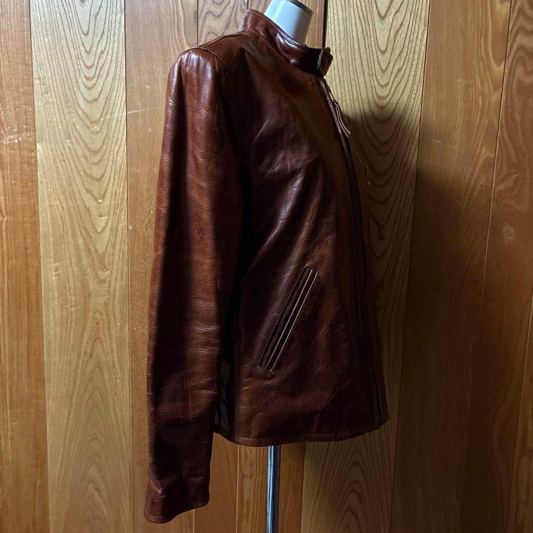 Y2レザー日本製♡馬革　高級　高品質　メンズ　革ジャン　本革ジャケット
