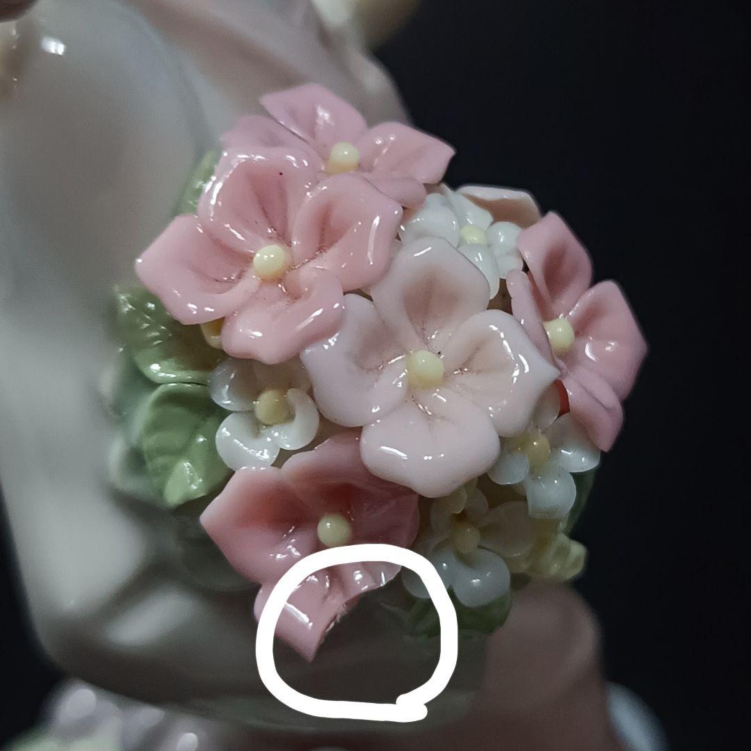 リヤドロ 5217 小鳥と話す少女 LLADRO フィギュリン スペイン製