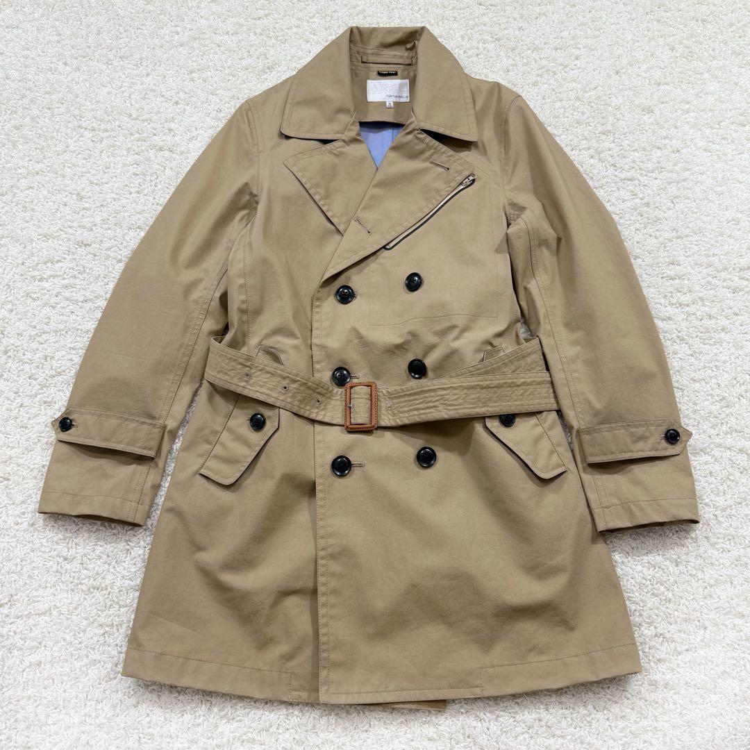 【美品】nanamica GORE-TEX トレンチコート M ベージュ 防水