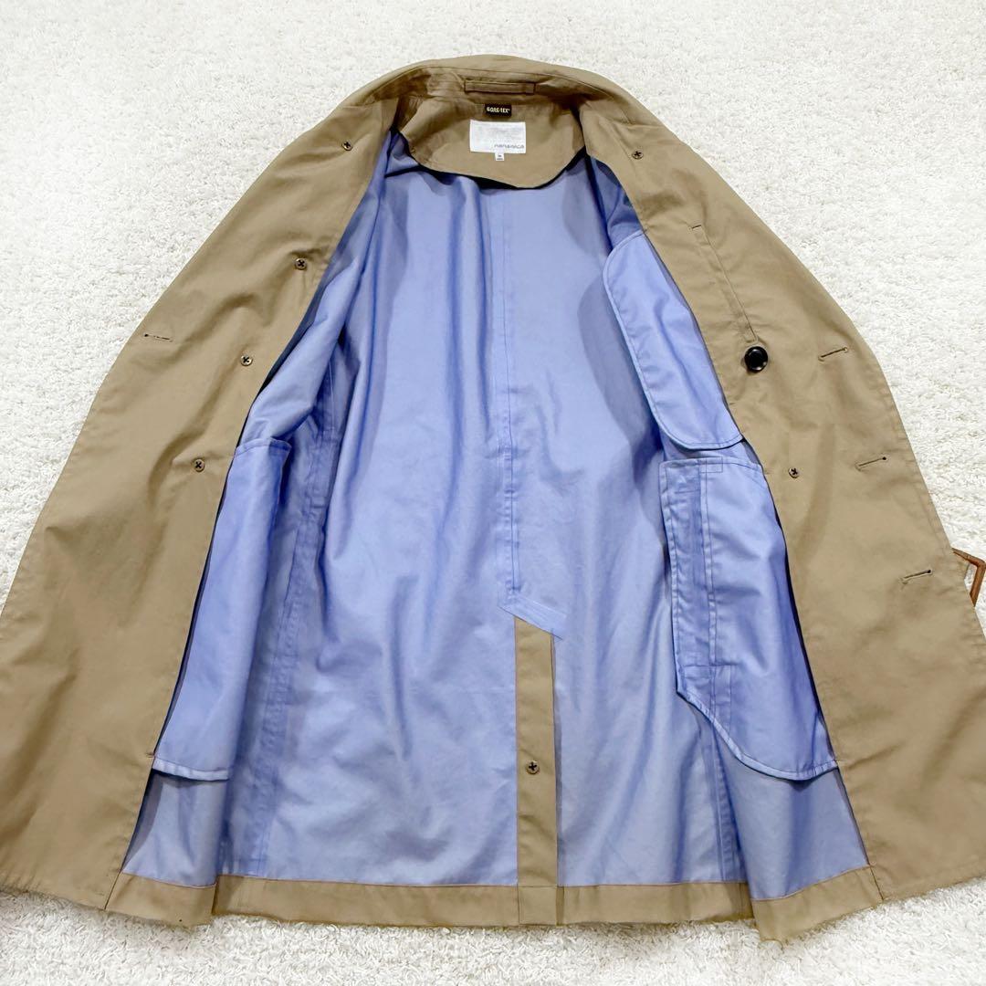 【美品】nanamica GORE-TEX トレンチコート M ベージュ 防水