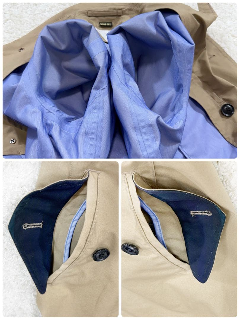 【美品】nanamica GORE-TEX トレンチコート M ベージュ 防水