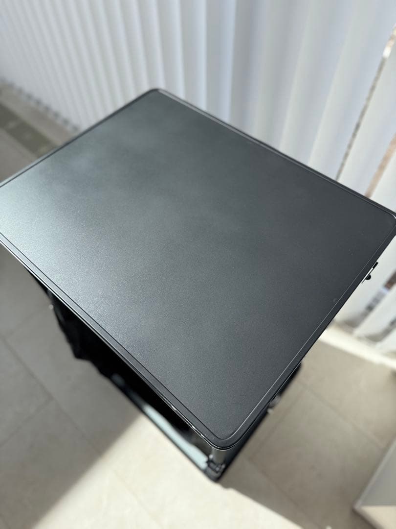 「てりま」DOD 折りたたみアウトドア　マルチキッチンテーブル　収納　黒