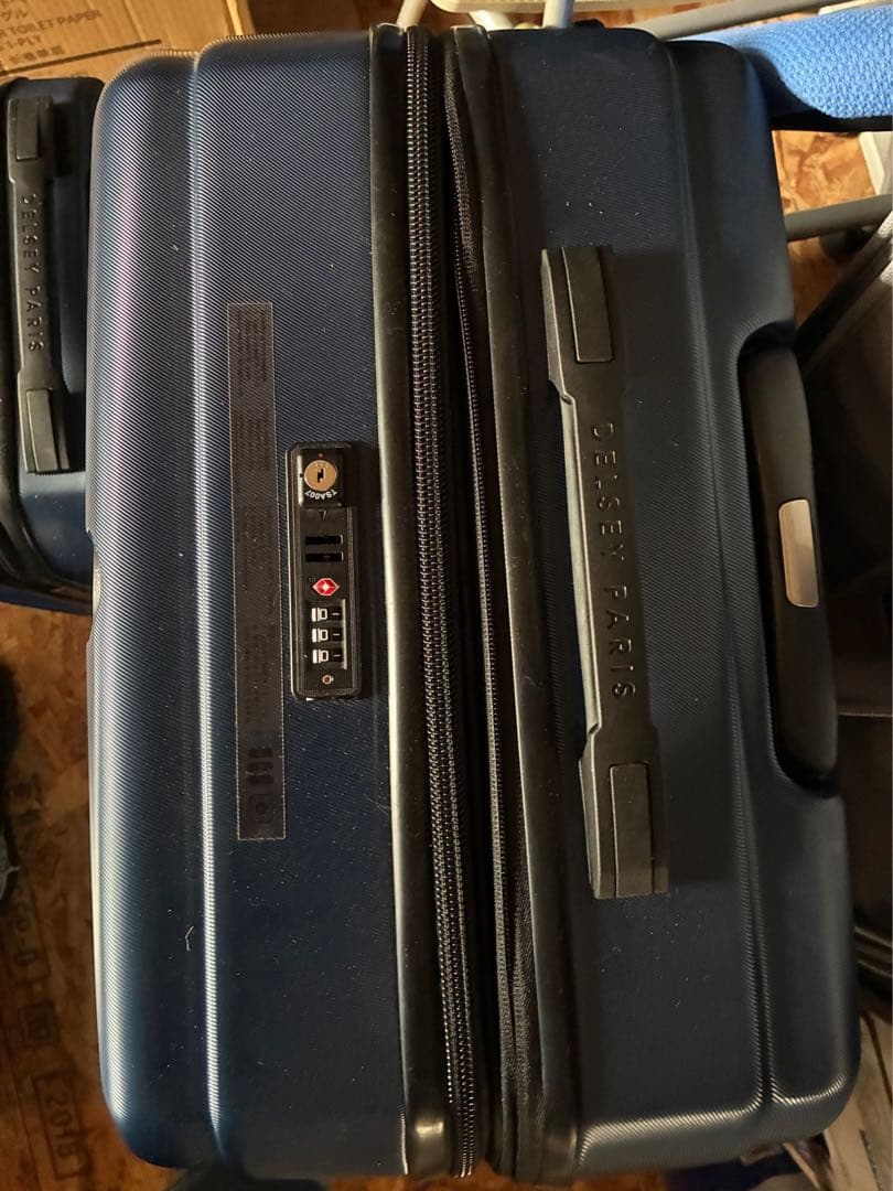 Delsey Paris ネイビー キャリーケース 2個セット