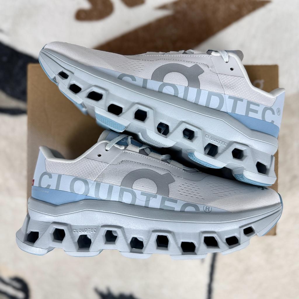 ON Cloudmonster スニーカー 24cm ホワイト/ブルー