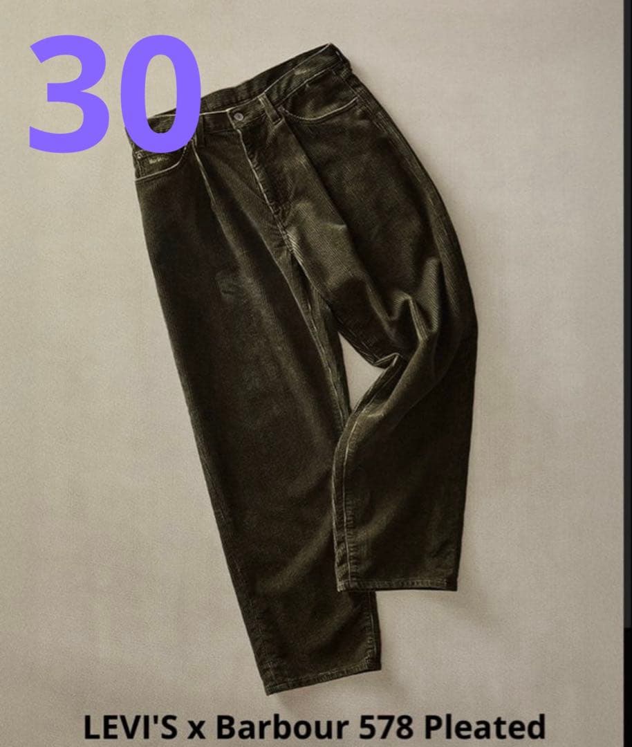 LEVI'S x Barbour 578 コーディロイ　パンツ