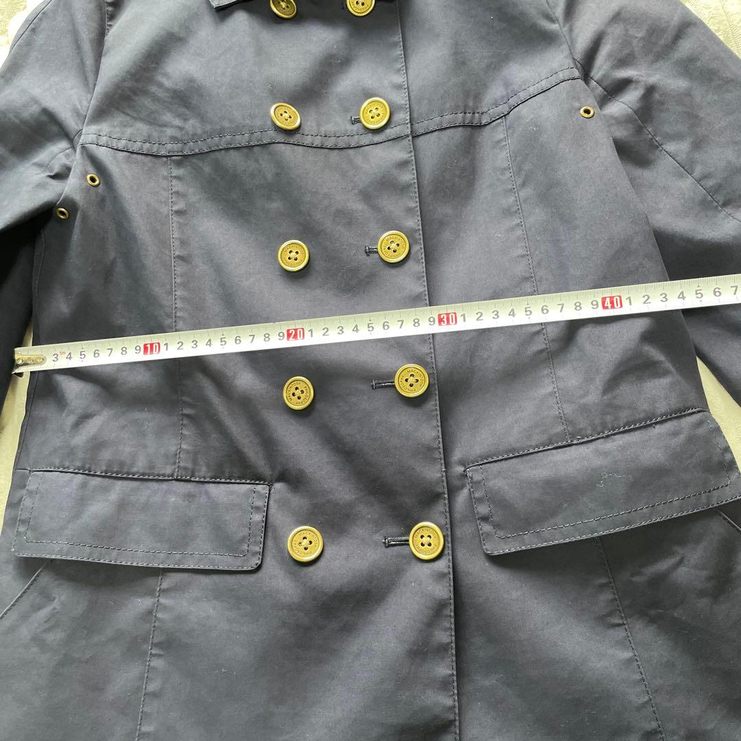 マッキントッシュフィロソフィー　 ステンカラーコート　ネイビー　紺　38 M