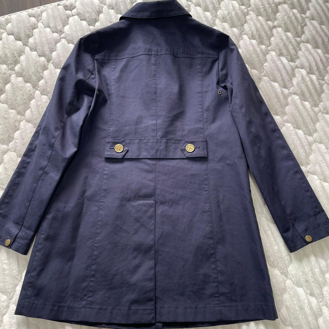 マッキントッシュフィロソフィー　 ステンカラーコート　ネイビー　紺　38 M