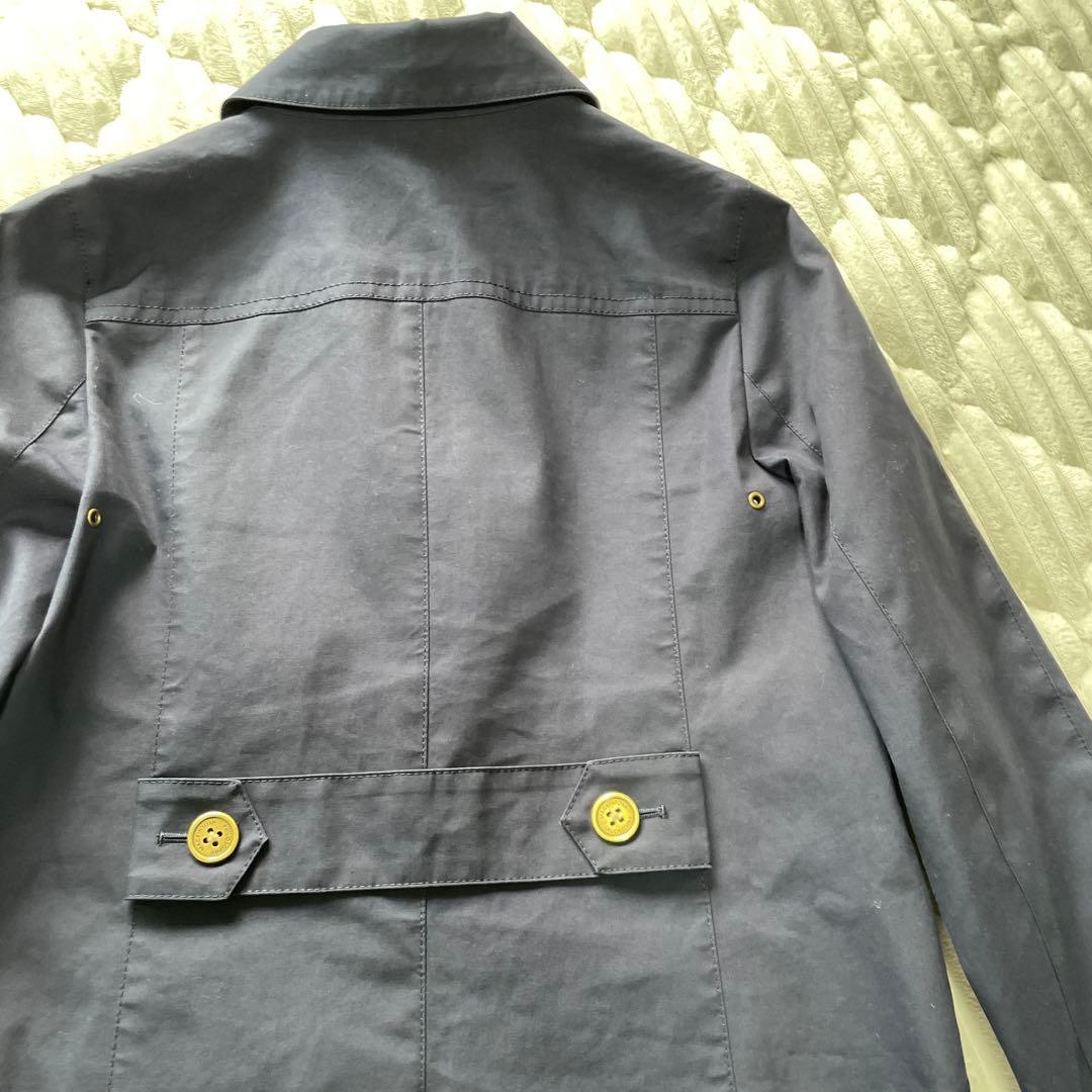 マッキントッシュフィロソフィー　 ステンカラーコート　ネイビー　紺　38 M