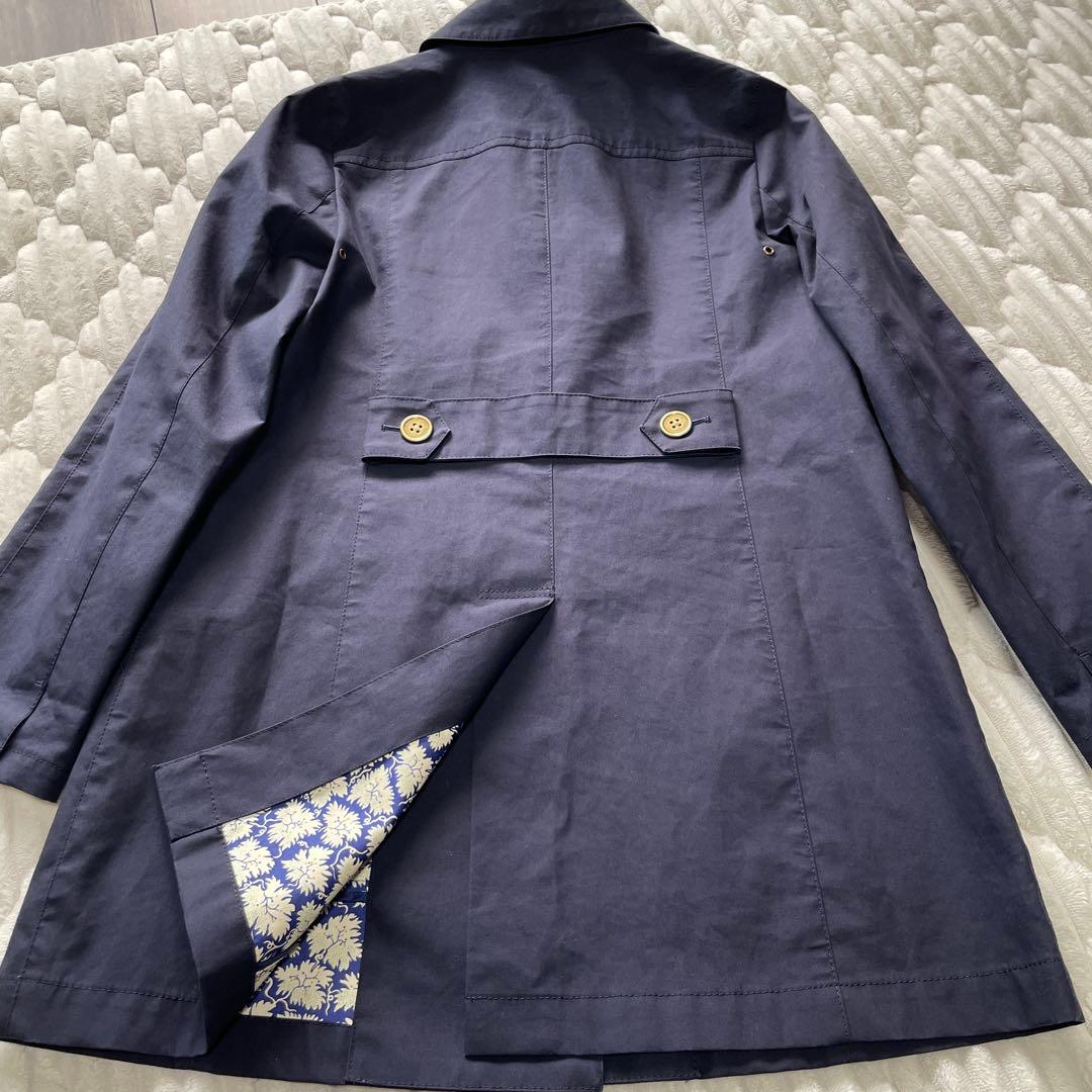 マッキントッシュフィロソフィー　 ステンカラーコート　ネイビー　紺　38 M