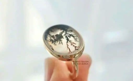 【最終値下げ中】デンドリティックアゲート リング【STUDIO TENTEN】