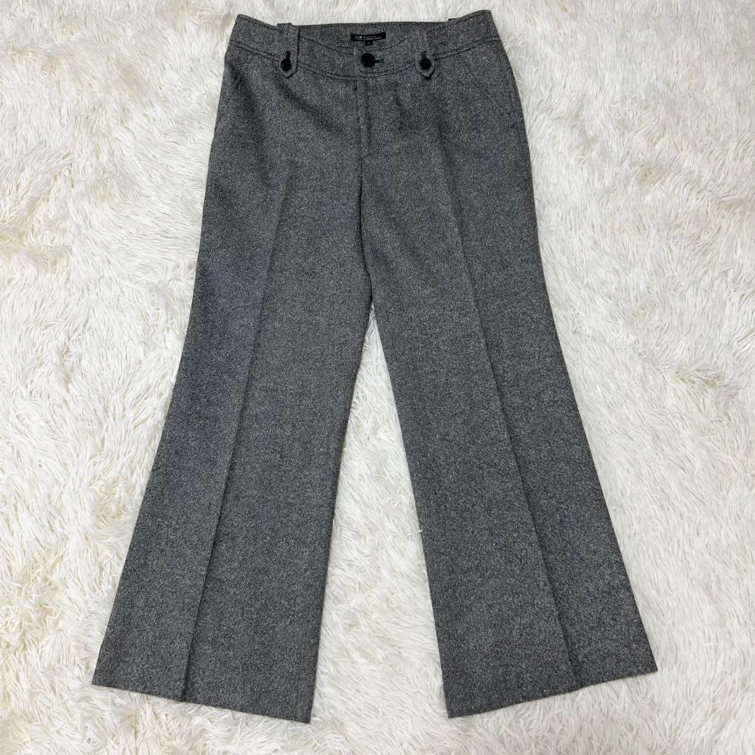 ✨希少✨23区 パンツスーツ上下 セットアップ カシミヤ シルク混