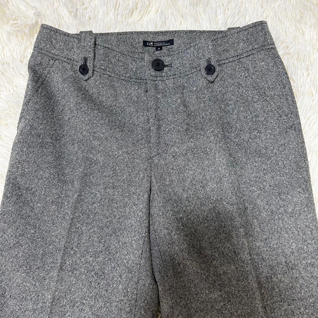 ✨希少✨23区 パンツスーツ上下 セットアップ カシミヤ シルク混