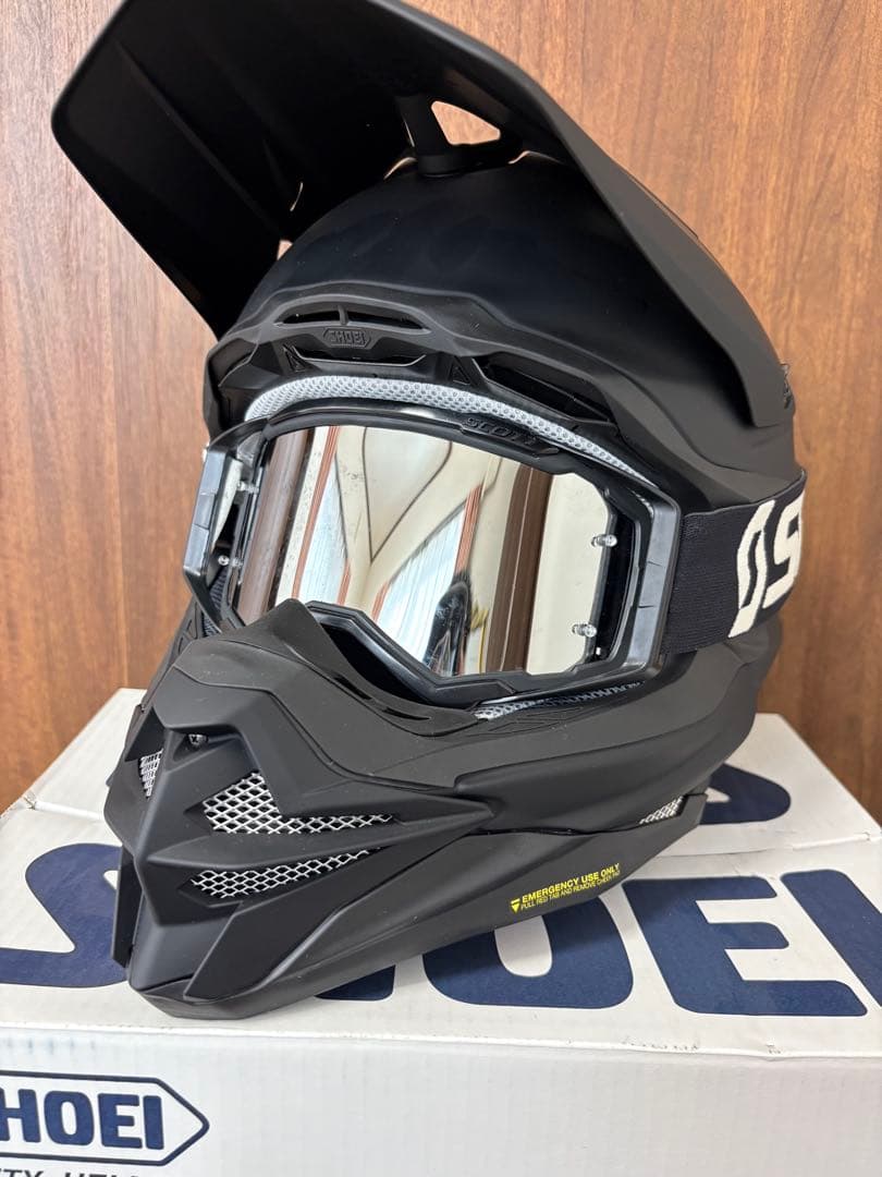 SHOEI ショウエイ/VFX-WR マットブラック　SCOTTゴーグル付き