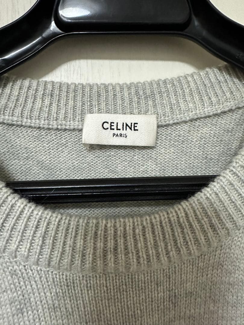 CELINE グレー ノースリーブセーター