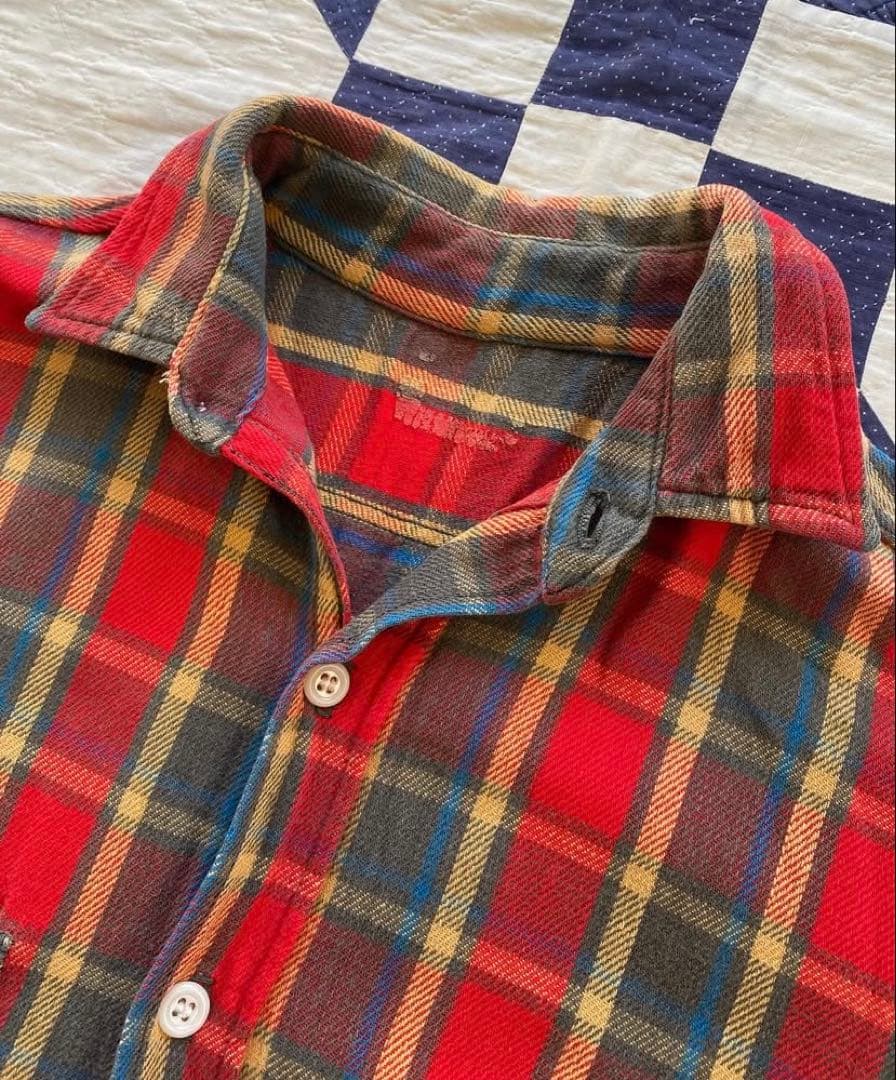 好配色】60s BIG MAC ネルシャツ ヘビネル　ヘビーネルシャツ