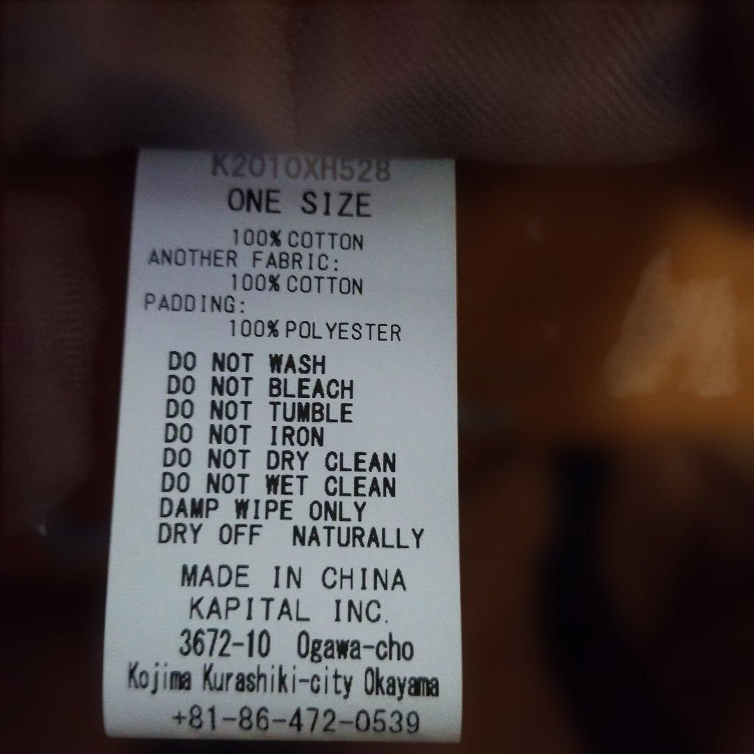 KAPITALキャピタル　8Wコーデュロイ　ベイビーヘッドハンターCAP