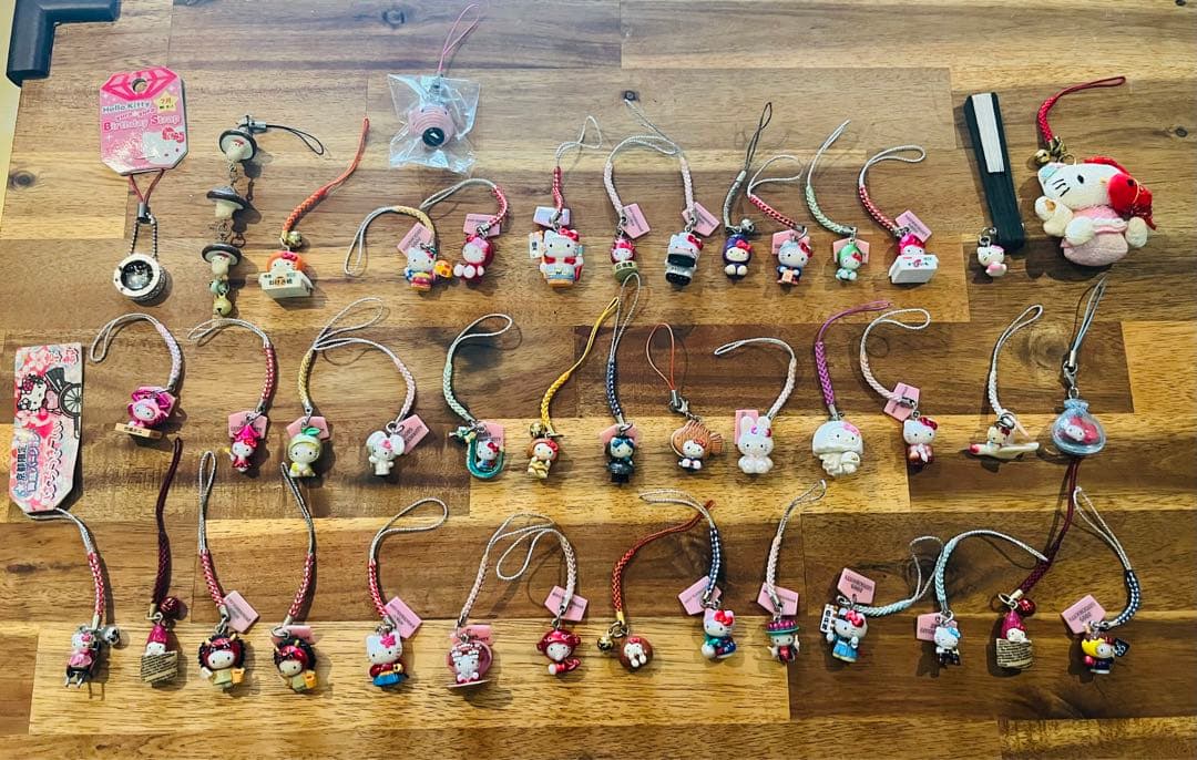 【42個/中古】ご当地キティ 根付け・その他ストラップ まとめセット　限定・廃盤