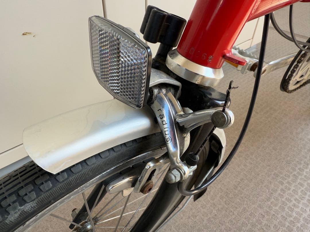 BROMPTON 折りたたみ自転車 3段変速　レッド