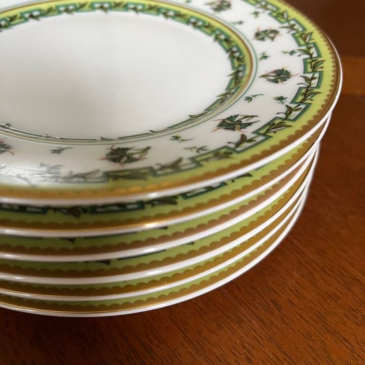 【レア美品】レイノー★ブーゲンビリア★ケーキ皿　5枚