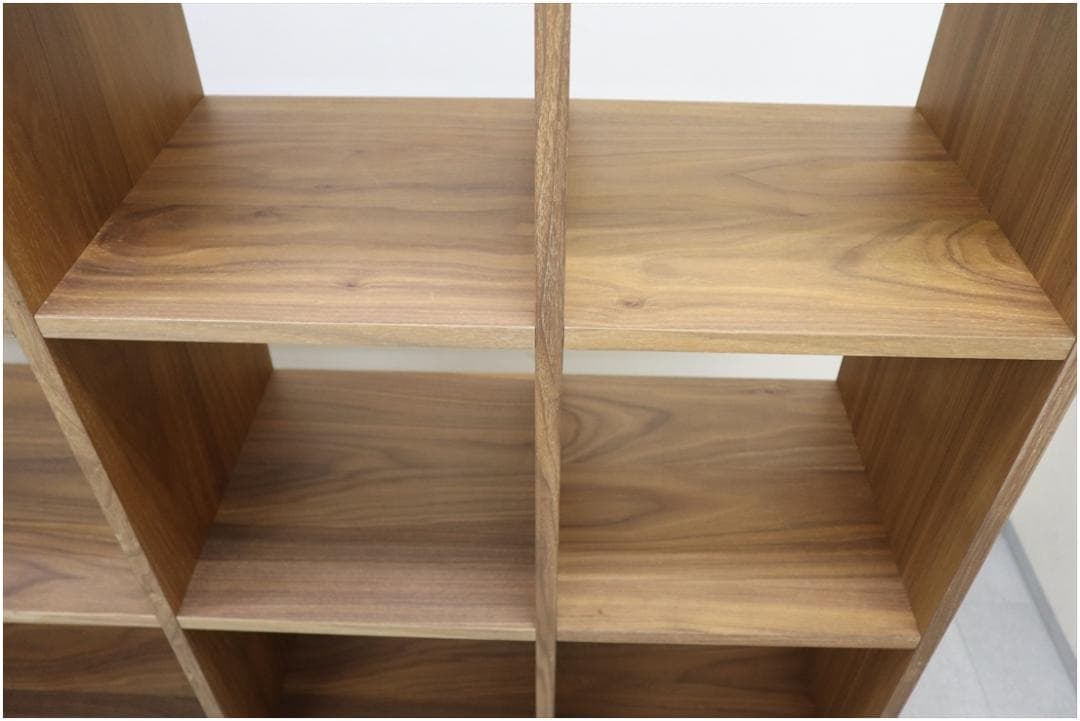 無印良品 MUJI スタッキングシェルフ ウォールナット材 飾り棚 本棚 収納棚