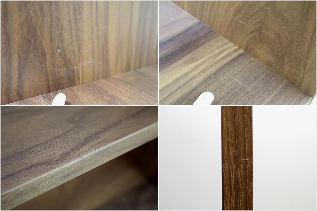 無印良品 MUJI スタッキングシェルフ ウォールナット材 飾り棚 本棚 収納棚