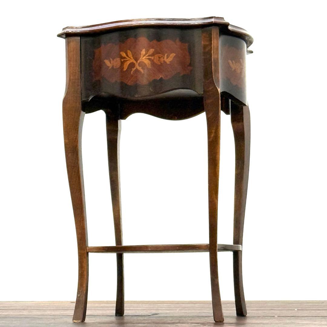 H17K50b イタリア 象嵌細工 コンソールテーブル