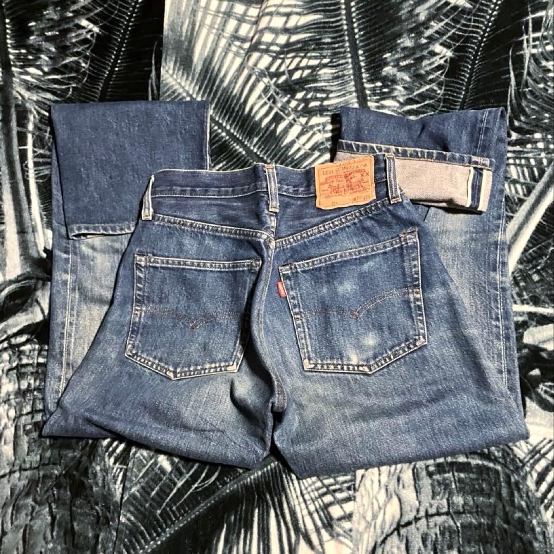 LEVIS 501 BIGE MADE IN USA バレンシア工場製 米国製