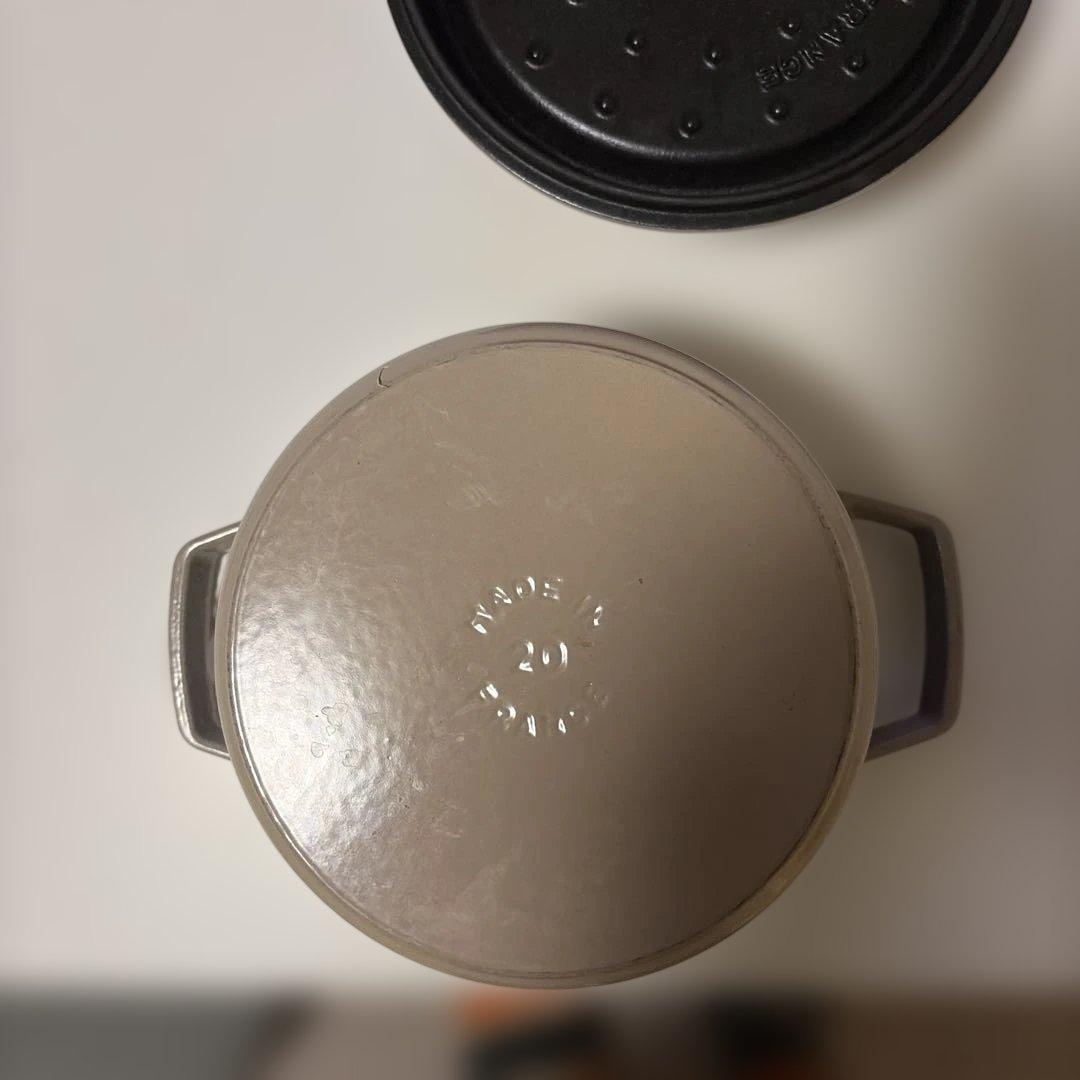 STAUB LA COCOTTE 両手鍋 リネン20