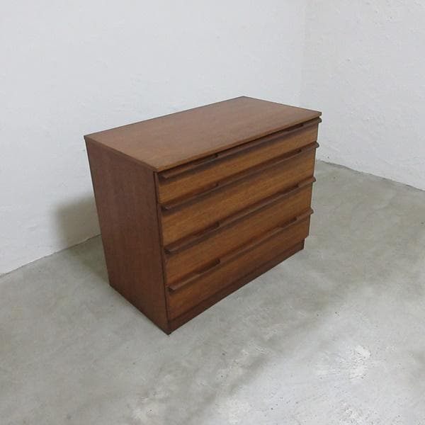 イギリス ビンテージ 家具 チェスト 4段ドロワーズ 収納 英国 6990d