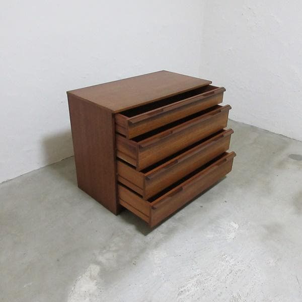 イギリス ビンテージ 家具 チェスト 4段ドロワーズ 収納 英国 6990d