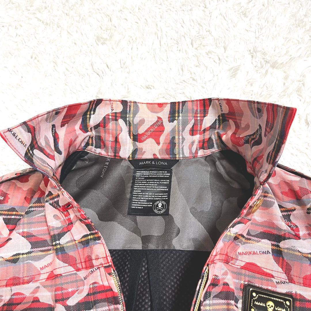 ✨未使用級✨マークアンドロナ ワンピース ベルト 総柄 ゴールド プレート