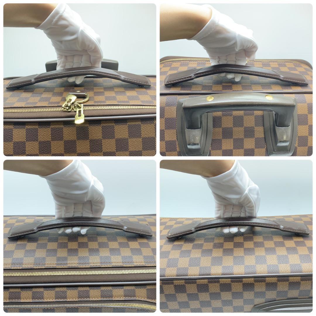 ルイヴィトン ダミエペガス55 2輪 キャリーバッグ スーツケース ブラウン