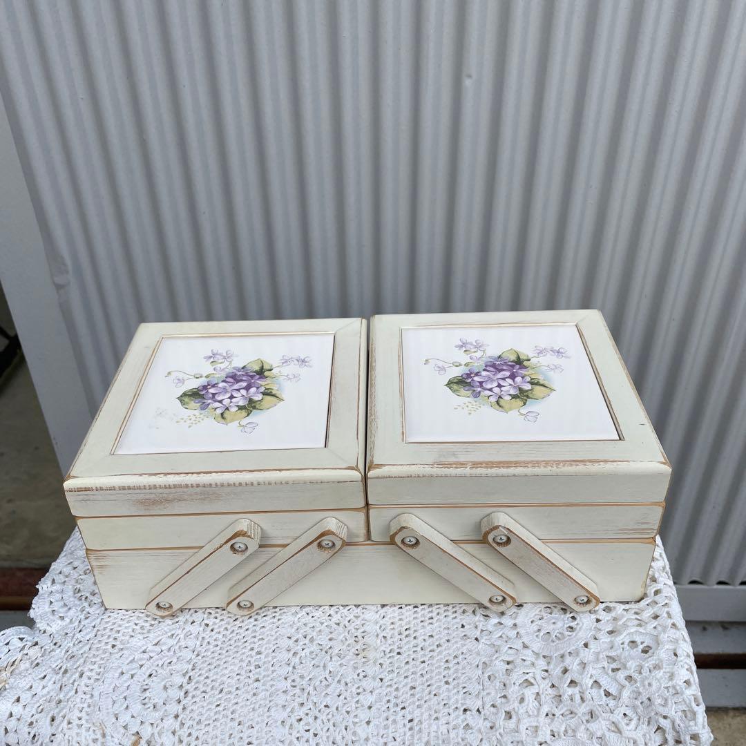 imaneイマン　スミレ　ソーイングボックス