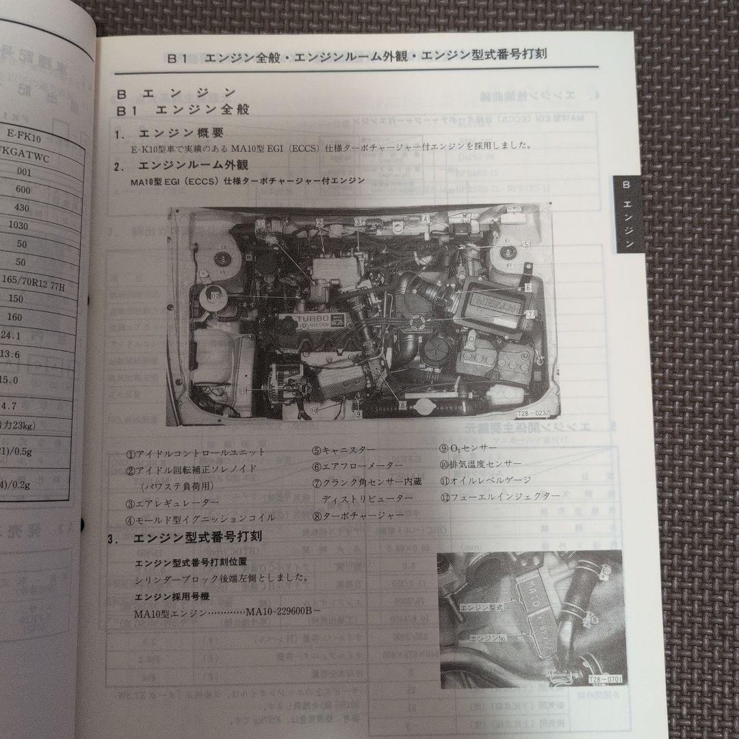 日産 フィガロ 新型車解説書