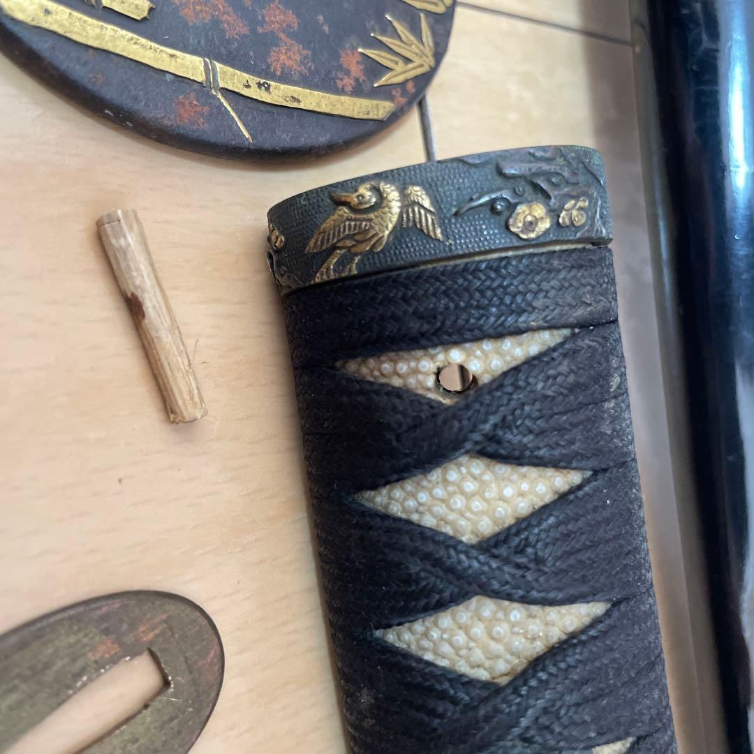 蔵出　江戸時代　良い金具が付いた脇差拵え