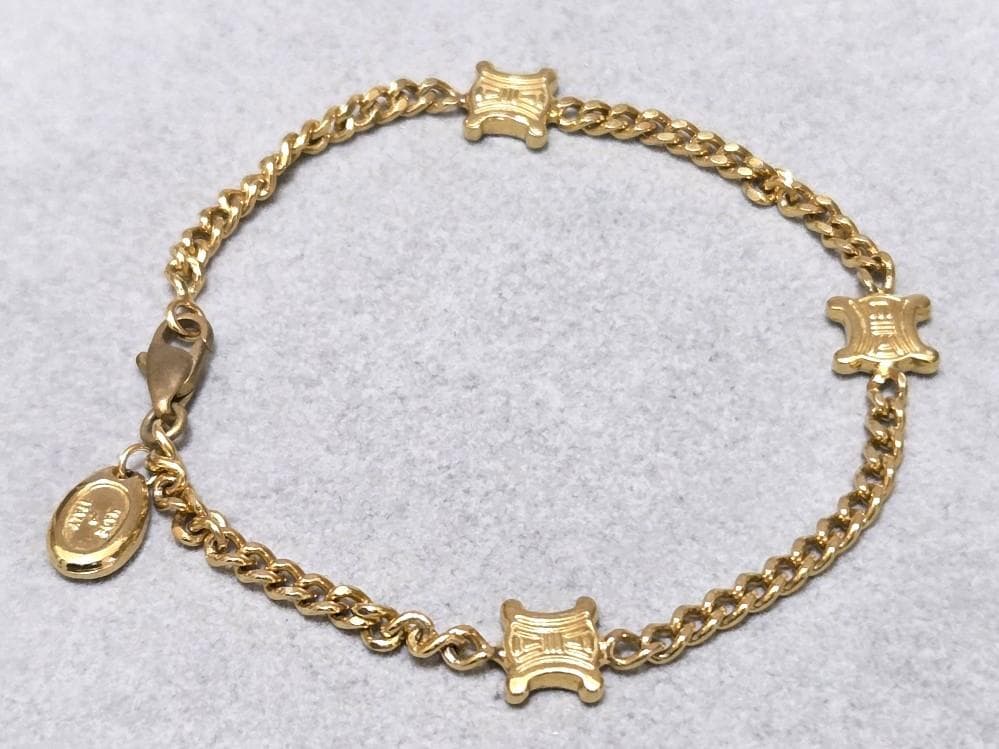 CELINEセリーヌ トリオンフ　ヴィンテージブレスレット　43043