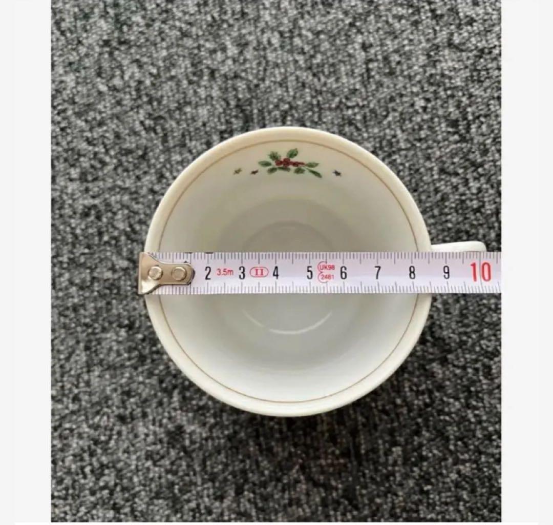 美品Salem セーラム　食器お皿　カップクリスマスプレート　カップ&皿6セット