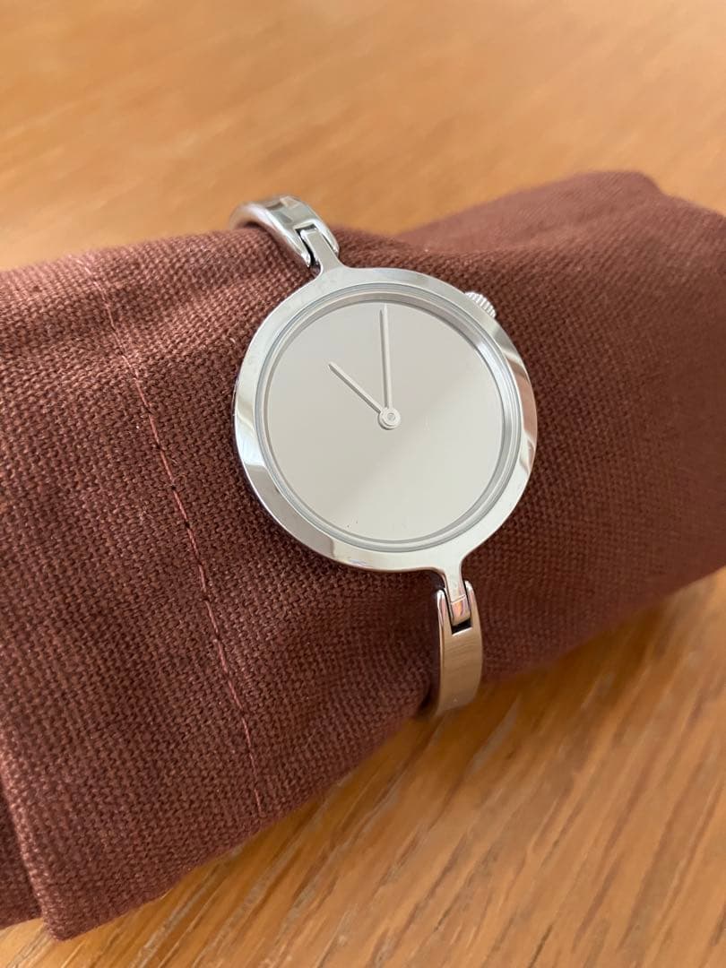 ジョージジェンセン　バングルウォッチ　シルバー