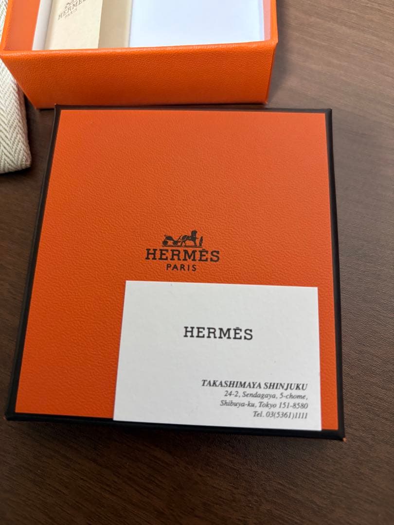 HERMES popH ピアス ゴールド/ピンク